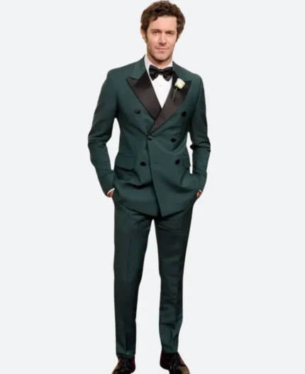 Golden Globe 2025 Adam Brody Suit