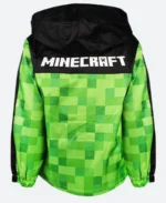 A Minecraft Zipper Hoodie Back Image