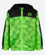 A Minecraft Zipper Hoodie Front Image