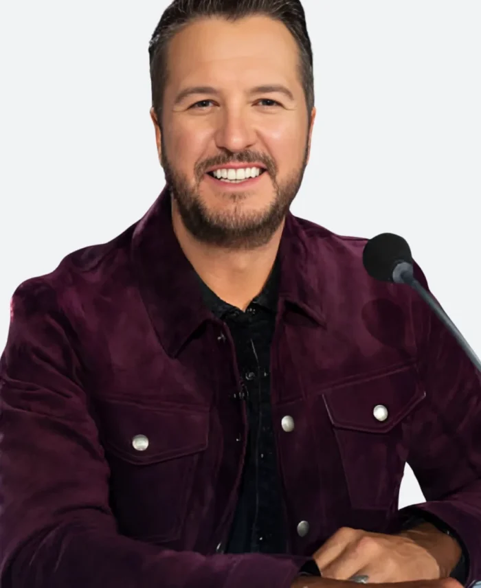 American Idol S21 Luke Bryan Velvet Jacket Full Image