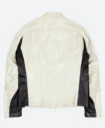 Barcelona Vs Real Madrid Travis Scott Leather Jacket Back Image