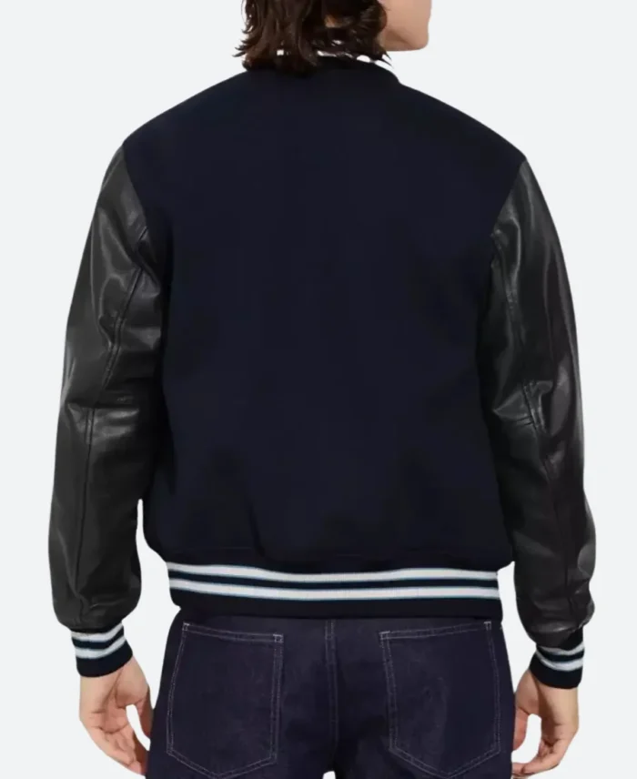 Baseball Coach Varsity Jacket Back Image