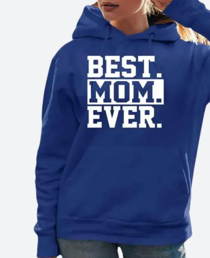 Best Mom Ever Hoodie Black image