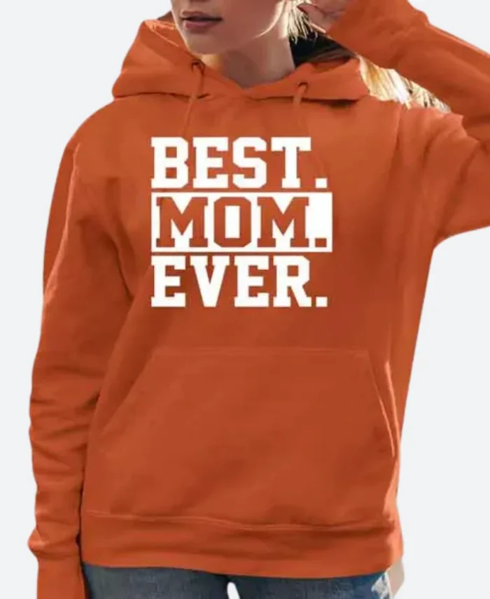 Best Mom Ever Hoodie Black image