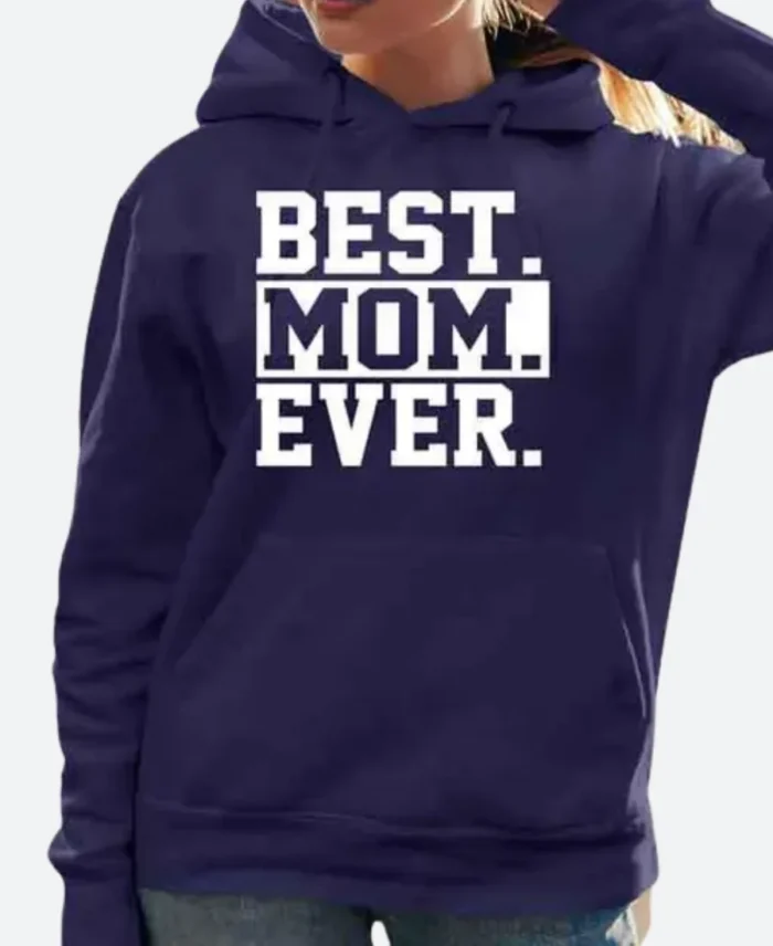 Best Mom Ever Hoodie Purple Image