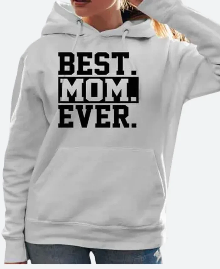 Best Mom Ever Hoodie Red Image