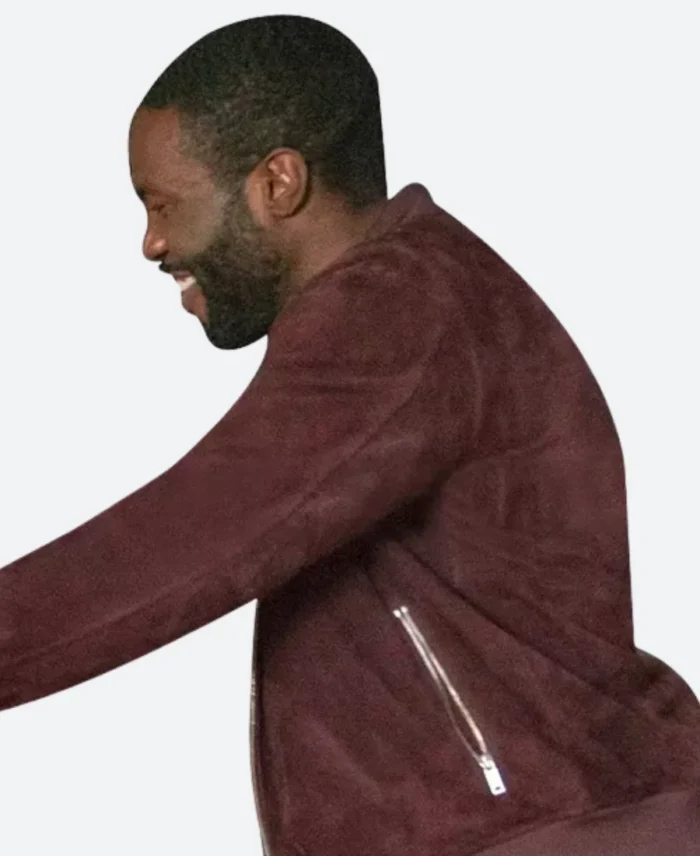 Black Mirror S05 Karl Suede Leather Jacket Actor Image