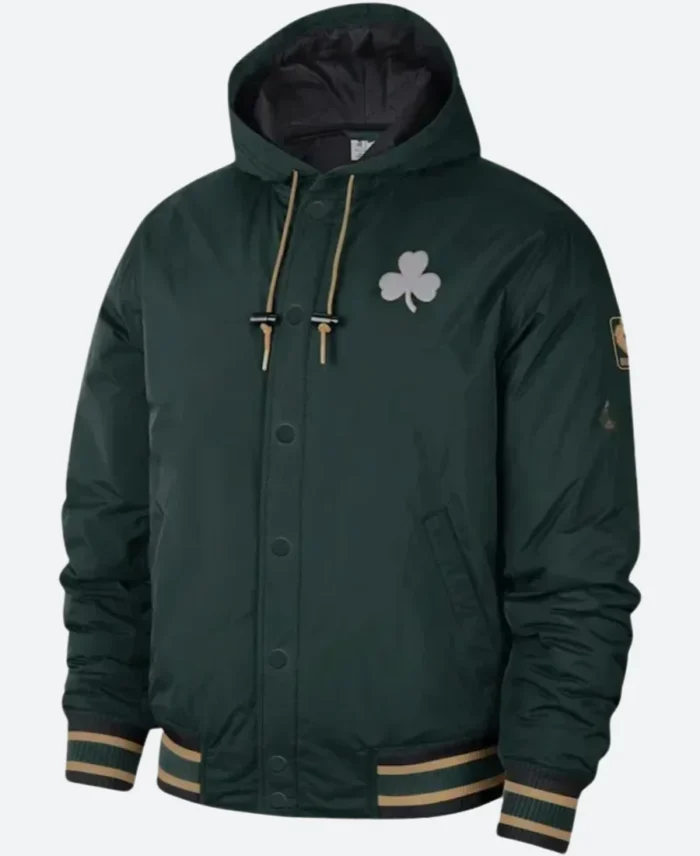 Boston Celtics Hooded Jacket Front Image
