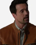 Brett Dalton Found S02 Mark Trent Leather Jacket Front Image