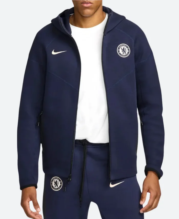 Chelsea Tech Zipper Hoodie Front Image