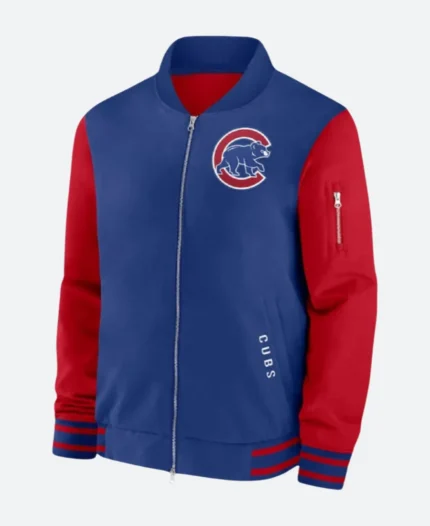 Chicago Cubs Dugout Bomber Jacket Front Image