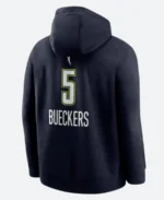 Dallas Wings Paige Bueckers Pullover Hoodie Back Image