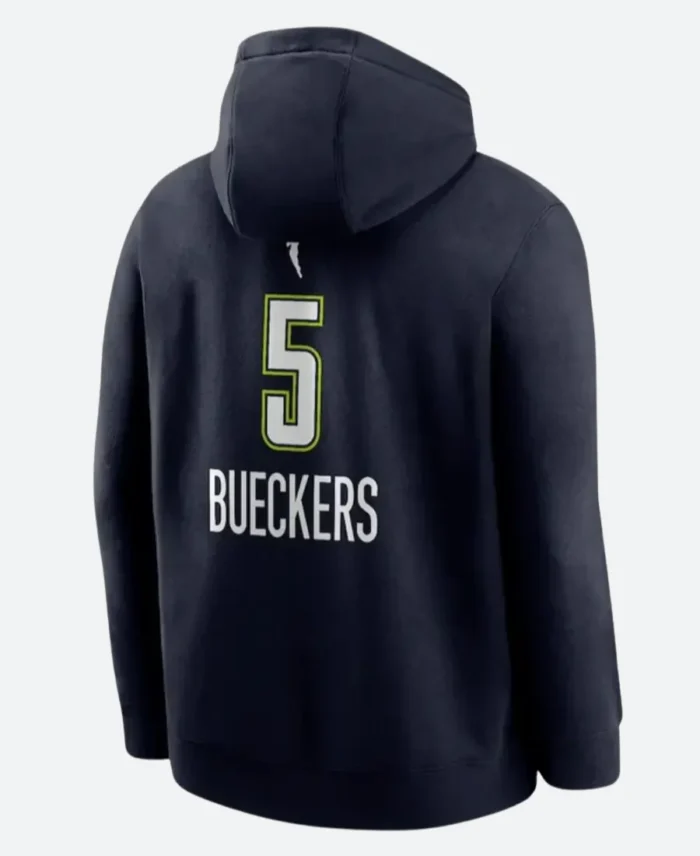 Dallas Wings Paige Bueckers Pullover Hoodie Back Image