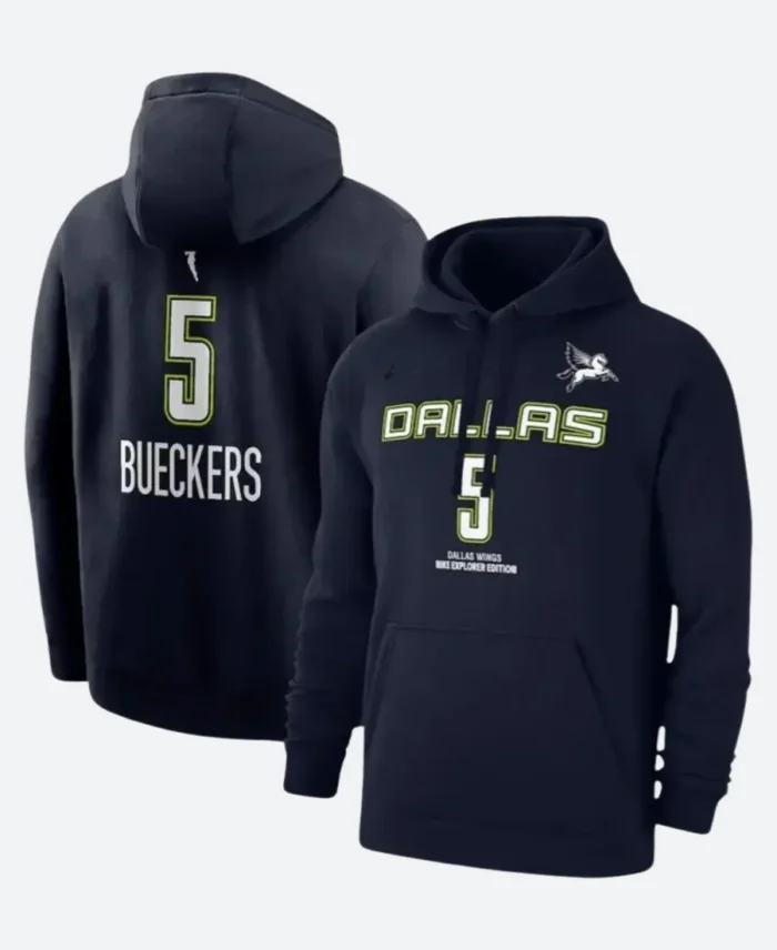 Dallas Wings Paige Bueckers Pullover Hoodie Back Image