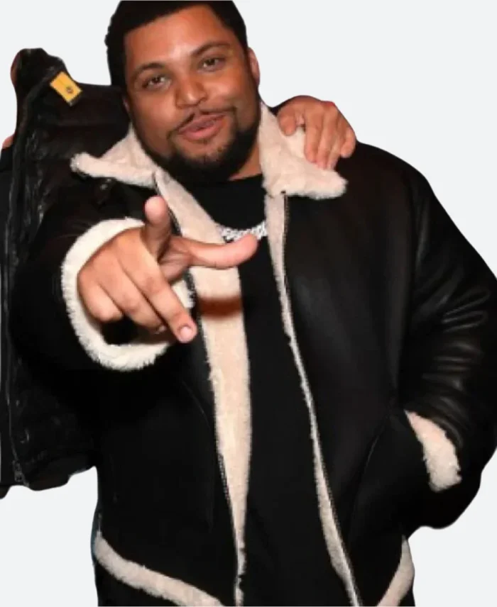 Den of Thieves 2 O'Shea Jackson Jr Leather Jacket Actor Image