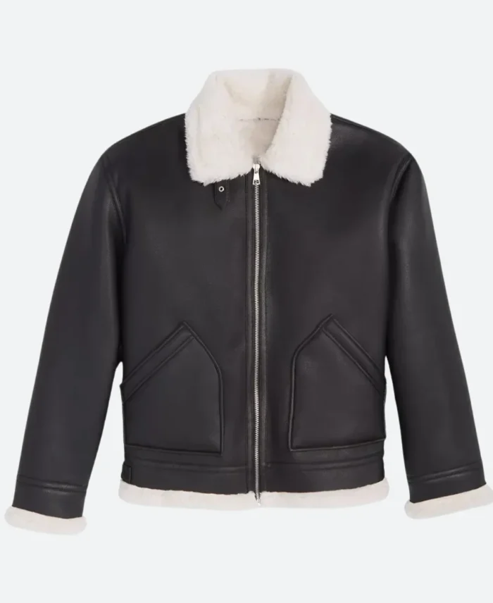 Den of Thieves 2 O'Shea Jackson Jr Leather Jacket Front Image