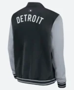 Detroit Tigers Dugout Bomber Jacket Back Image