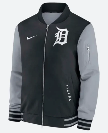 Detroit Tigers Dugout Bomber Jacket Front Image