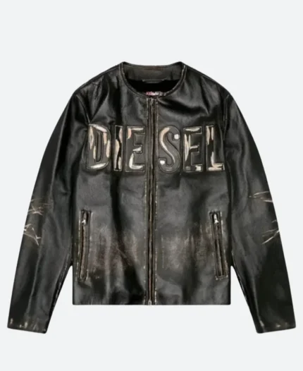 Diesel Leather Jacket Front image