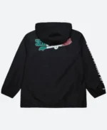 Dodgers Coaches Black Windbreaker Jacket