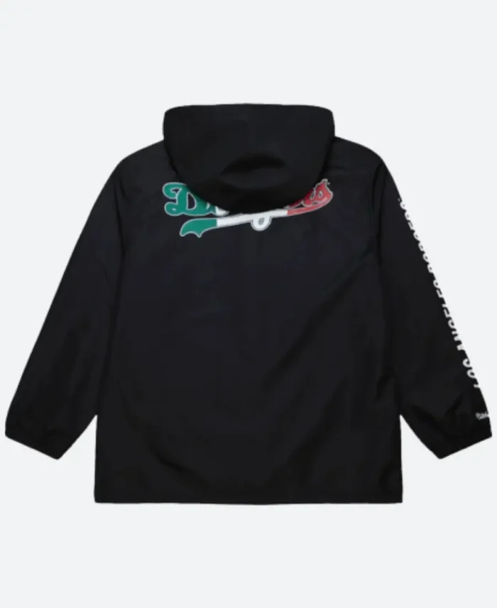 Dodgers Coaches Black Windbreaker Jacket