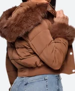 Dope Thief S01 Sherry Quilted Puffer Jacket Back Image