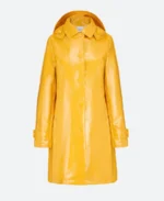Elsbeth S02 Elsbeth Tascioni Hooded Rain Coat Back Image