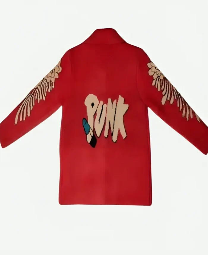 Christmas Santa Poncho Coat Back Image