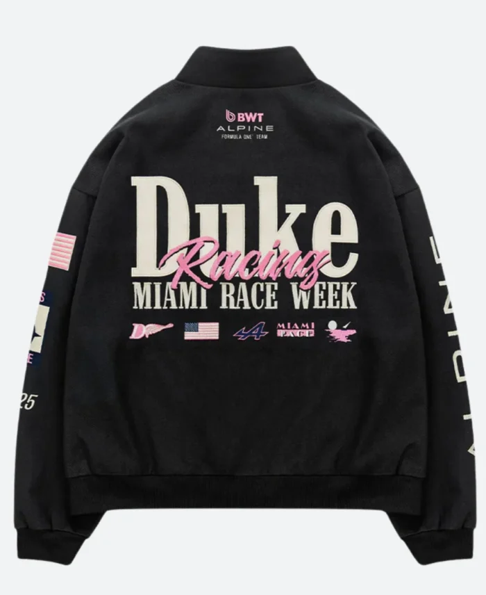 F1 GP Of Miami 2025 Duke Racing Jack Doohan Jacket Back Image