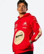 F1 Scuderia Las Vegas Gp Charles Leclerc Hoodie Actor Image
