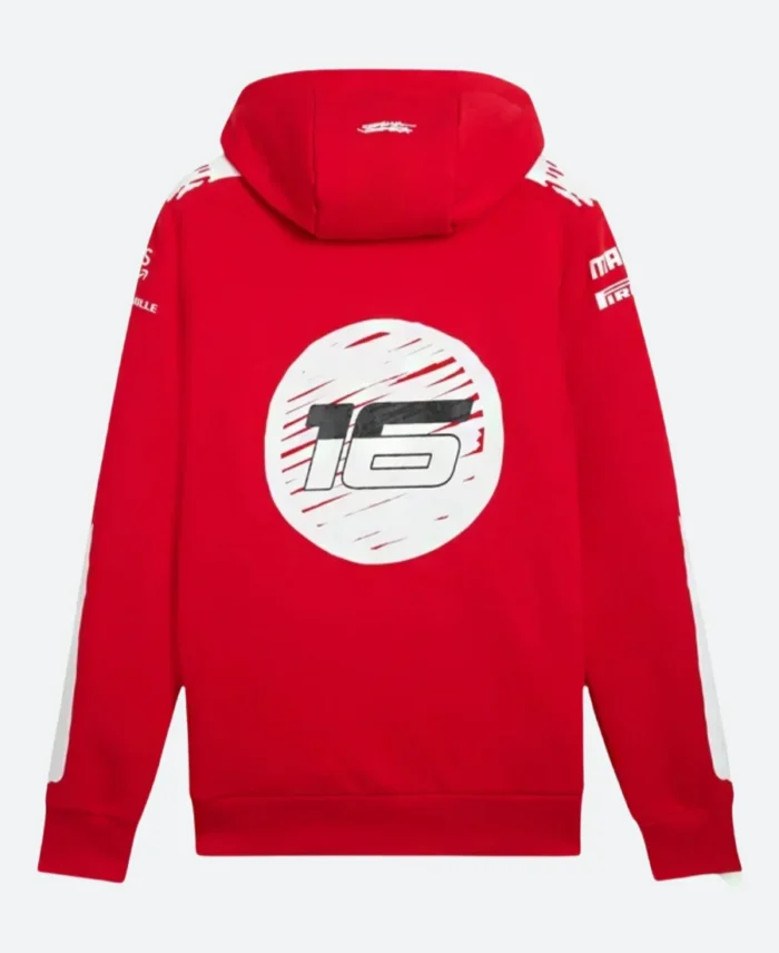F1 Scuderia Las Vegas Gp Charles Leclerc Hoodie Back Image