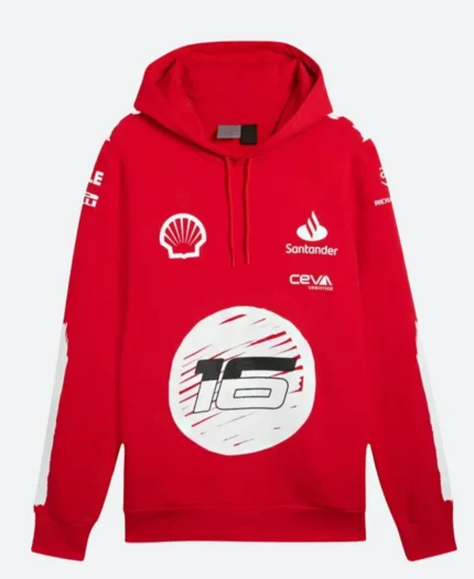 F1 Scuderia Las Vegas Gp Charles Leclerc Hoodie Front Image