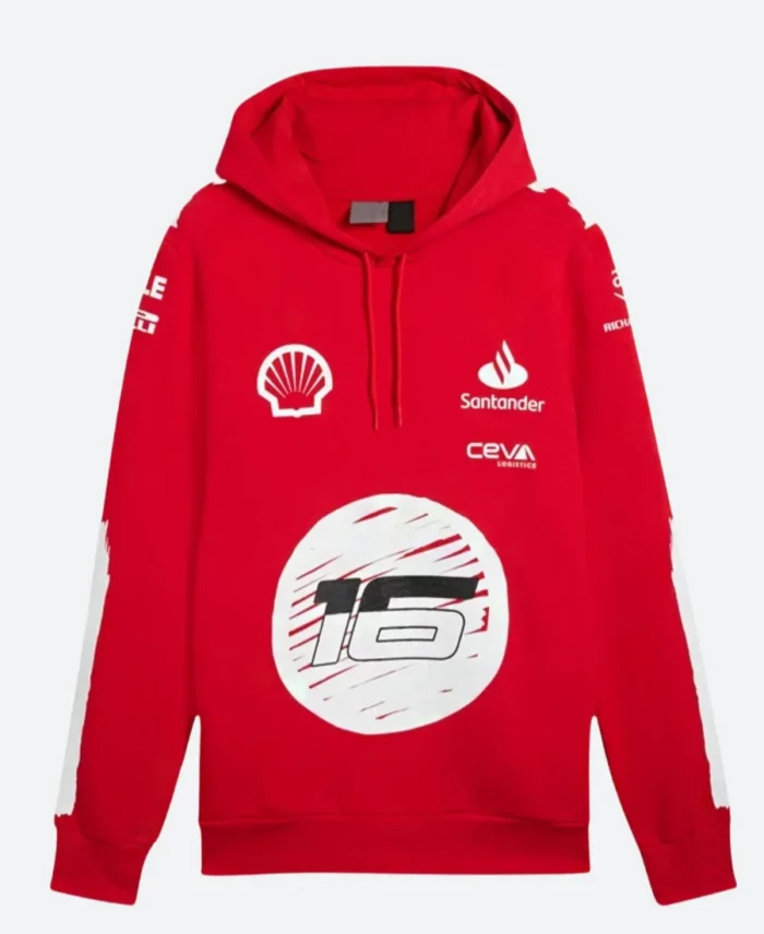 F1 Scuderia Las Vegas Gp Charles Leclerc Hoodie Front Image