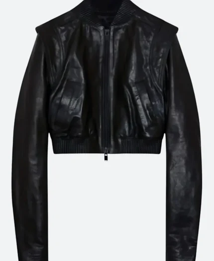 Found S02 Gabi Mosely Leather Jacket Frtont Image
