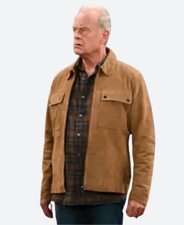 Frasier Dr. Frasier Crane Suede Leather Jacket ACtor IMage