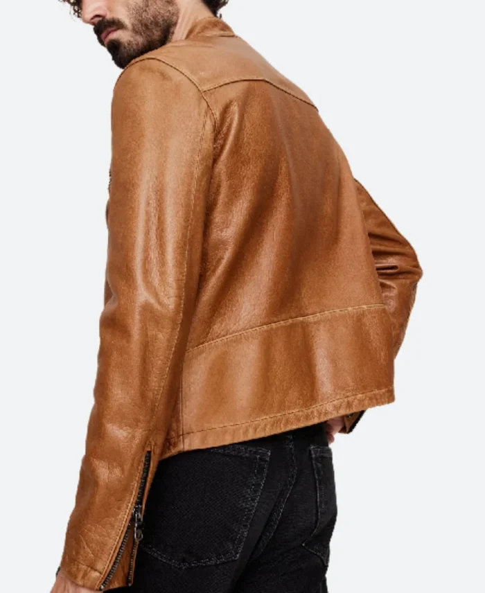 Grosse Pointe Garden Society S01 Brett Leather Jacket Back Image