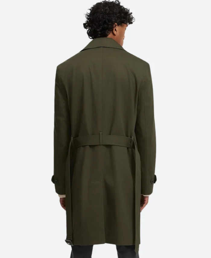 Happiness 2025 Charlie Trench Coat Back Image