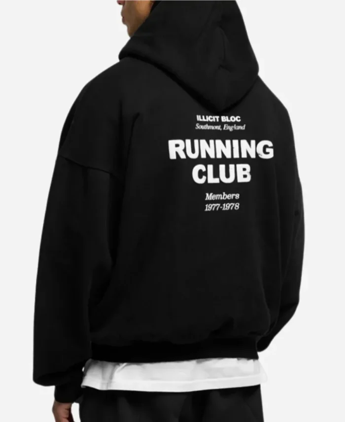 Illicit Bloc Pullover Hoodie Back Back Image