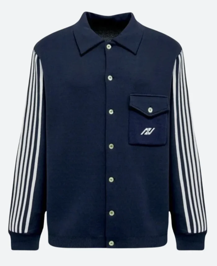 Jalen Hurts Autry Stripes Track Jacket Back Image