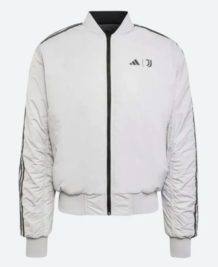 Juventus FC X Nasa Bomber Jacket White Front Image