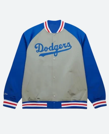 Los Angeles Dodgers Clutch Raglan Varsity Jacket Front Image