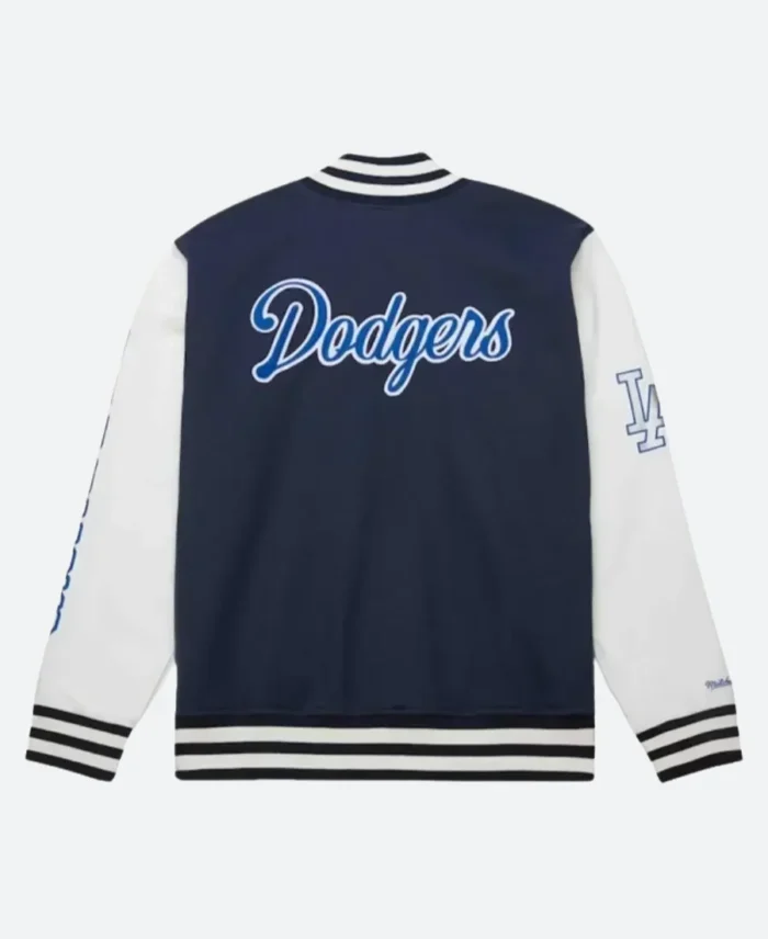 Los Angeles Dodgers Clutch Raglan Varsity Jacket Front Image