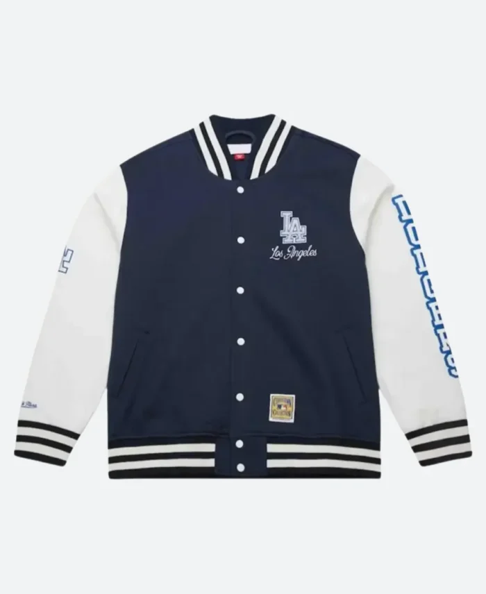 Los Angeles Dodgers Washed Varsity Jacket Front Image