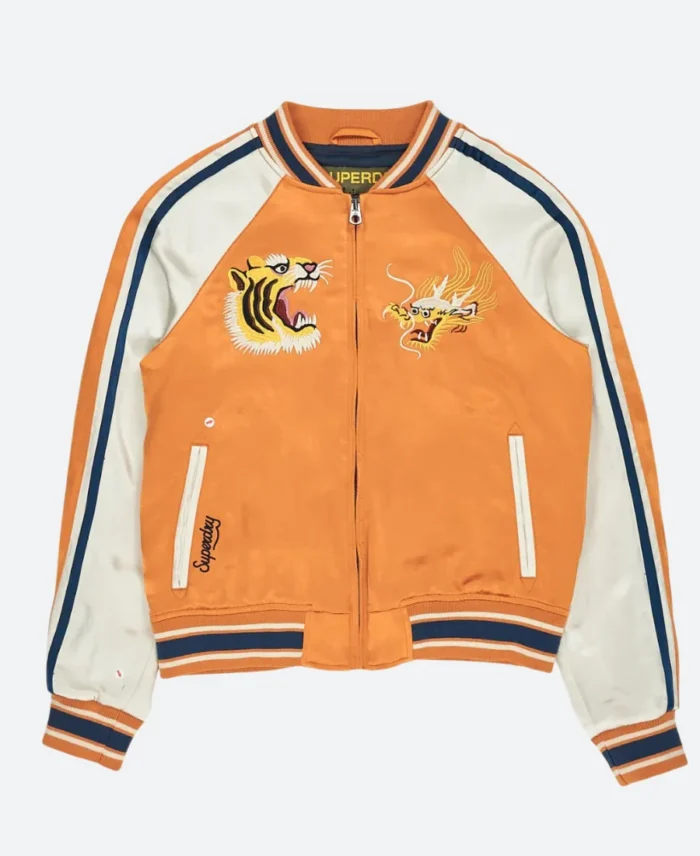 Malditos S01 Leti Embroidered Bomber Jacket Back image