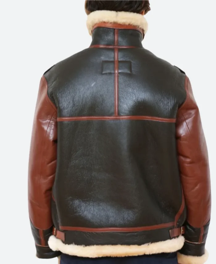 Masters Of The Air Maj. Gale Buck Cleven B3 Leather Jacket Back Image