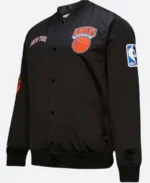 New York Knicks Hardwood Varsity Jacket Front Image