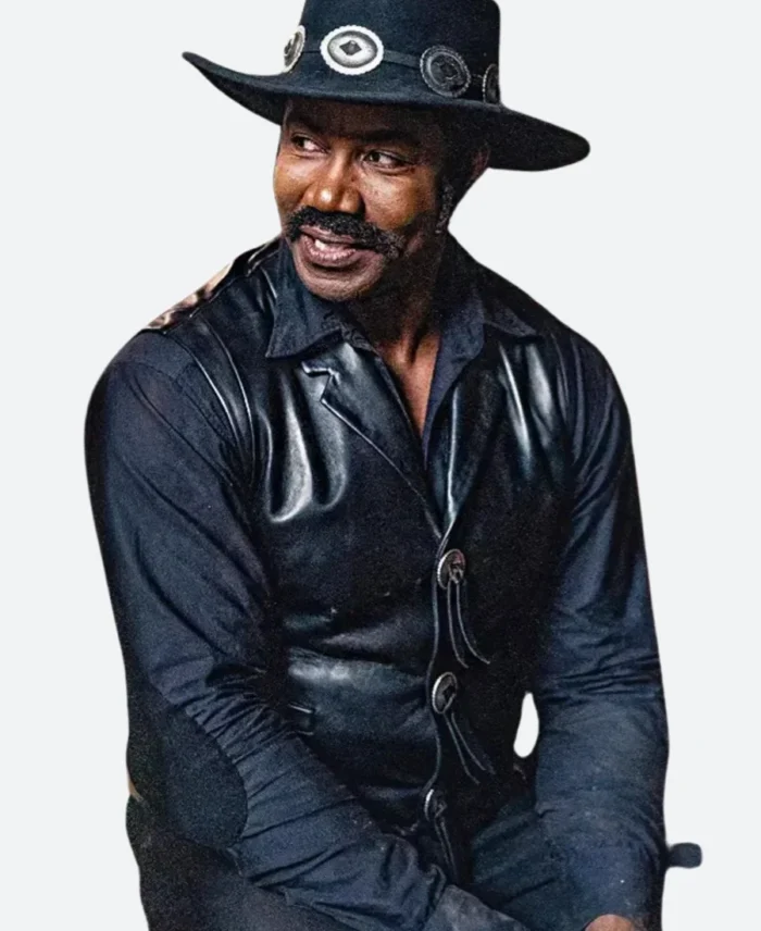 Outlaw Johnny Black 2023 Johnny Leather Vest Actor Image