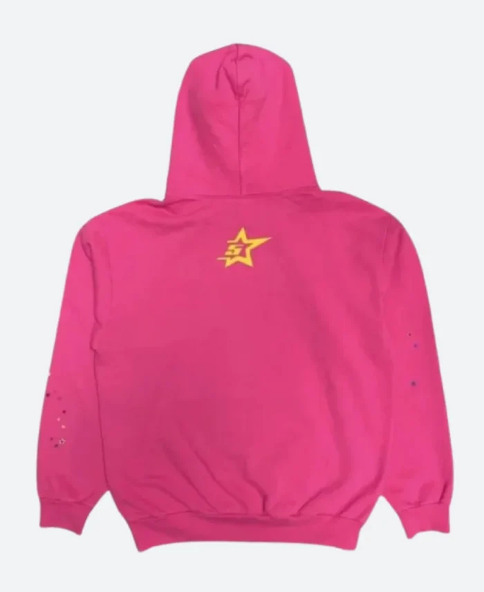 Pink Spider Hoodie Back image