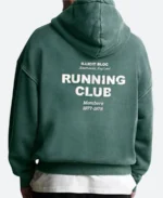 Playa Society Collegiate Hoodie Green Back Image