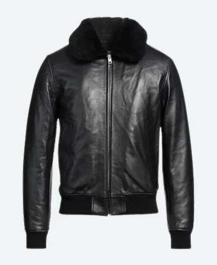 Rowan Trimmed Leather Jacket